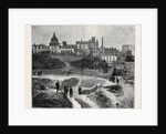 Northern Portion of the Gallo-Roman Remains of an Amphitheatre at Paris, 1870 by Anonymous