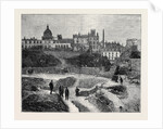 Northern Portion of the Gallo-Roman Remains of an Amphitheatre at Paris, 1870 by Anonymous