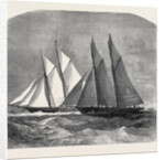 The Anglo-American Yacht Race Between the Sappho and the Cambria, 1870 by Anonymous