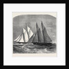 The Anglo-American Yacht Race Between the Sappho and the Cambria, 1870 by Anonymous