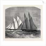 The Anglo-American Yacht Race Between the Sappho and the Cambria, 1870 by Anonymous