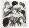 The Present Fashions in Hair, 1870 by Anonymous
