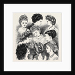 The Present Fashions in Hair, 1870 by Anonymous