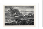 The Bed of the Serpentine, Hyde Park, During the Improvements, London, 1870 by Anonymous