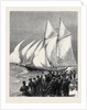 The Sappho Rounding the Vectis, and Setting Her Balloon-Canvas, 1870 by Anonymous