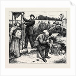 On the Road to the Derby, the Punch and Judy Man, 1870 by Anonymous