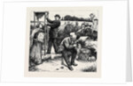 On the Road to the Derby, the Punch and Judy Man, 1870 by Anonymous