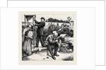 On the Road to the Derby, the Punch and Judy Man, 1870 by Anonymous
