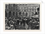 The Liverpool Exchange, a Sketch on the Flags, 1870 by Anonymous