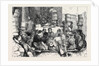 Early Morning in Covent Garden Market, Shelling Peas, London, 1870 by Anonymous