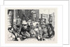Early Morning in Covent Garden Market, Shelling Peas, London, 1870 by Anonymous