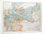 Map of the German Empire 1899 by Anonymous