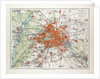 Map of Berlin and the Surrounding Area Germany 1899 by Anonymous