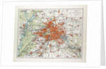 Map of Berlin and the Surrounding Area Germany 1899 by Anonymous