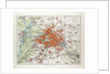 Map of Berlin and the Surrounding Area Germany 1899 by Anonymous