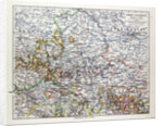 Map of Sachsen-Anhalt Sachsen Saxony Germany 1899 by Anonymous
