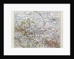 Map of Sachsen-Anhalt Sachsen Saxony Germany 1899 by Anonymous