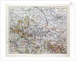 Map of Sachsen-Anhalt Sachsen Saxony Germany 1899 by Anonymous