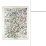 Map of the Rheinprovinz Germany 1899 by Anonymous