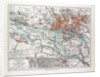 Map of Hamburg and the Surrounding Area Germany 1899 by Anonymous