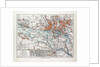 Map of Hamburg and the Surrounding Area Germany 1899 by Anonymous