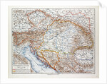 Map of Austria-Hungary 1899 by Anonymous