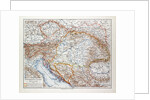 Map of Austria-Hungary 1899 by Anonymous