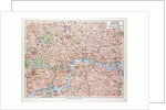 Map of the Centre of London Great Britain 1899 by Anonymous