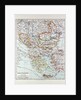 Map of Austria-Hungary Greece Serbia Bosnia and Herzegovina Romania Bulgaria Macedonia Montenegro and Crete Albania Bulgaria 1899 by Anonymous