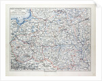 Map of Poland Belarus and Ukraine 1899 by Anonymous