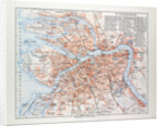 Map of St. Petersburg Russia 1899 by Anonymous