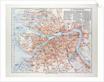 Map of St. Petersburg Russia 1899 by Anonymous