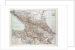 Map of Transcaucasia Georgia Azerbaijan Armenia 1899 by Anonymous