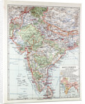 Map of India Pakistan and Tibet 1899 by Anonymous