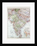 Map of India Pakistan and Tibet 1899 by Anonymous