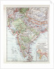 Map of India Pakistan and Tibet 1899 by Anonymous