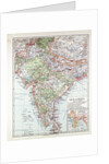Map of India Pakistan and Tibet 1899 by Anonymous