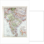 Map of India Pakistan and Tibet 1899 by Anonymous