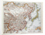 Map of China Mongolia and Japan 1899 by Anonymous