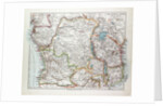 Map of Equatorial Africa the Republic of Mozambique the Republic of Angola Uganda Kenya 1899 by Anonymous