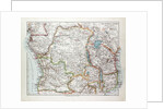 Map of Equatorial Africa the Republic of Mozambique the Republic of Angola Uganda Kenya 1899 by Anonymous