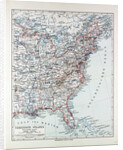Map of the Eastern Part of the United States of America 1899 by Anonymous