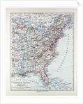 Map of the Eastern Part of the United States of America 1899 by Anonymous