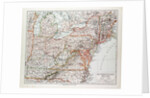 Map of the North East of the United States of America 1899 by Anonymous