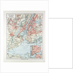 Map of New York, United States of America 1899 by Anonymous
