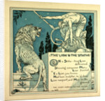 The Lion and the Statue by Anonymous