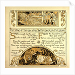 The Stag in the Ox Stall the Deer and the Lion by Anonymous