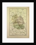Map of Lozère France by Anonymous