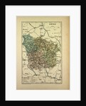 Map of Nièvre France by Anonymous