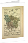 Map of Nièvre France by Anonymous